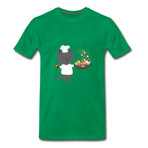 Cat Wok : Unisex T-Shirt - kelly green