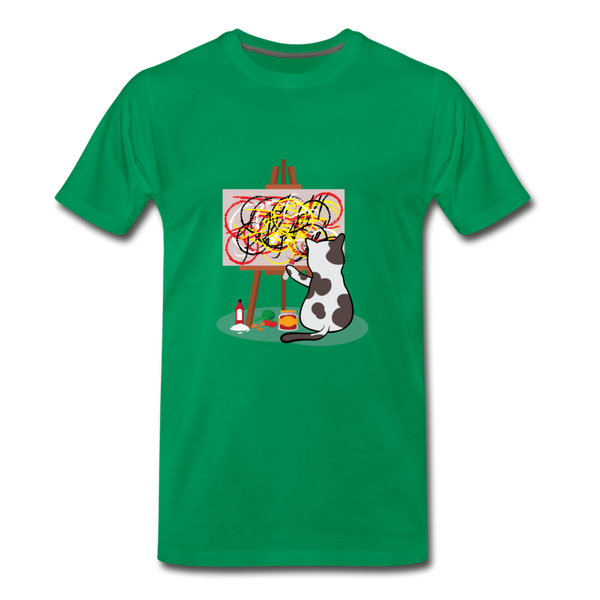 Catson Pollock Men's Premium T-Shirt - kelly green