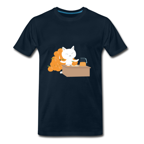 Juicy Cat Men's Premium T-Shirt - deep navy