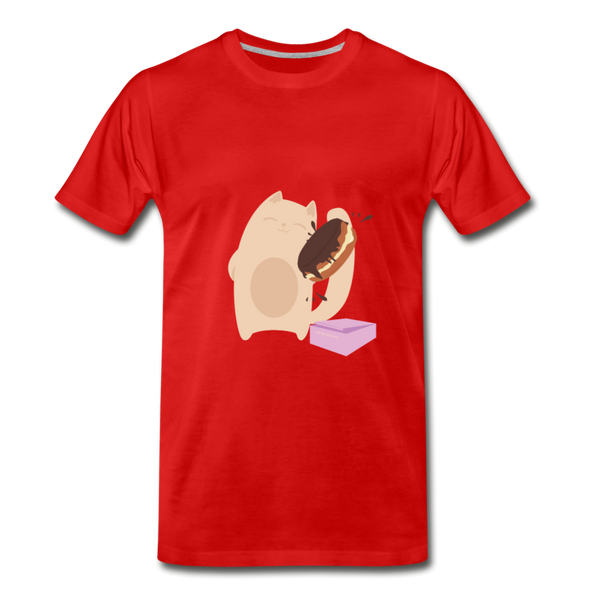 Cream Pie Men's Premium T-Shirt - red