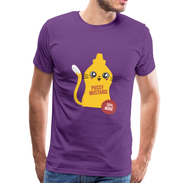 Mustard Bottle Men's Premium T-Shirt - purple