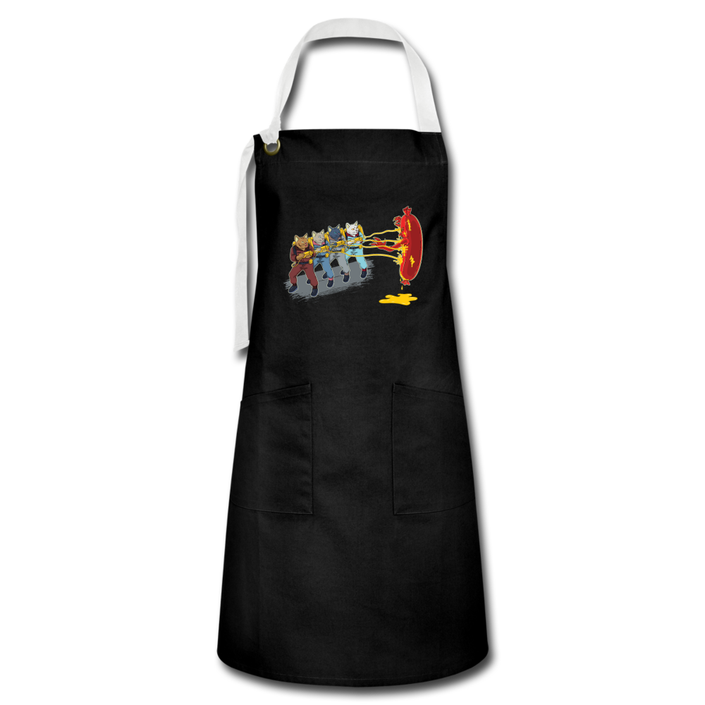 Catbusters Apron - black/white